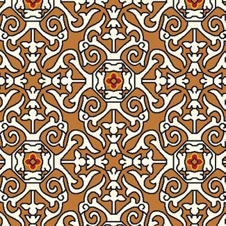 Samur OS 09 108 - 02 Desenli Bej Otel Halısı
